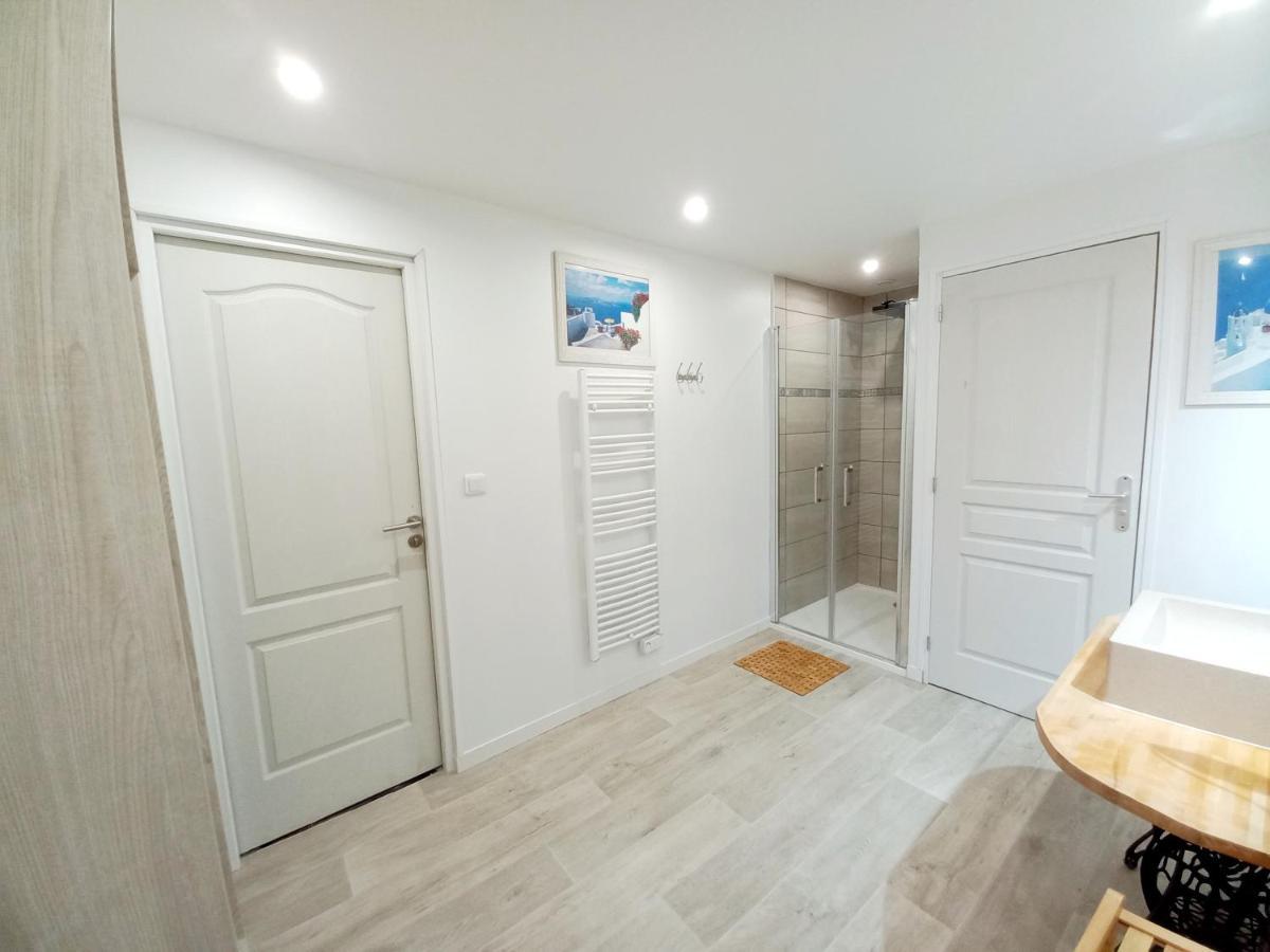 L'Annexe- Guest House Avec Piscine Studio Avec Coin Chambre Rosny-sur-Seine Exterior foto